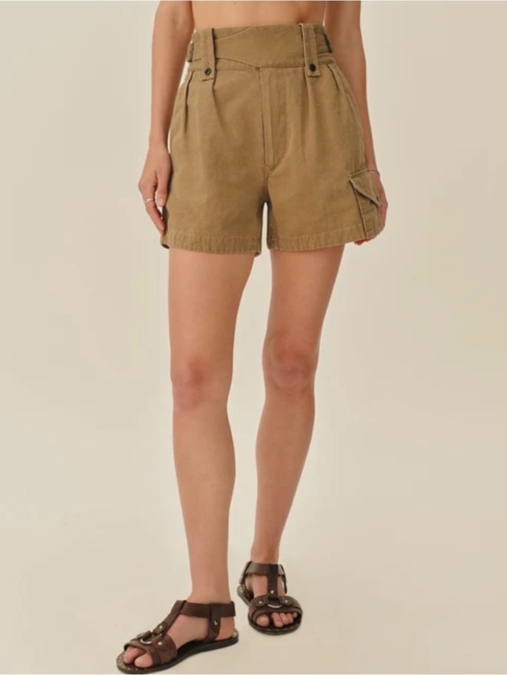 Buck Mason Washed Olive Scout Short